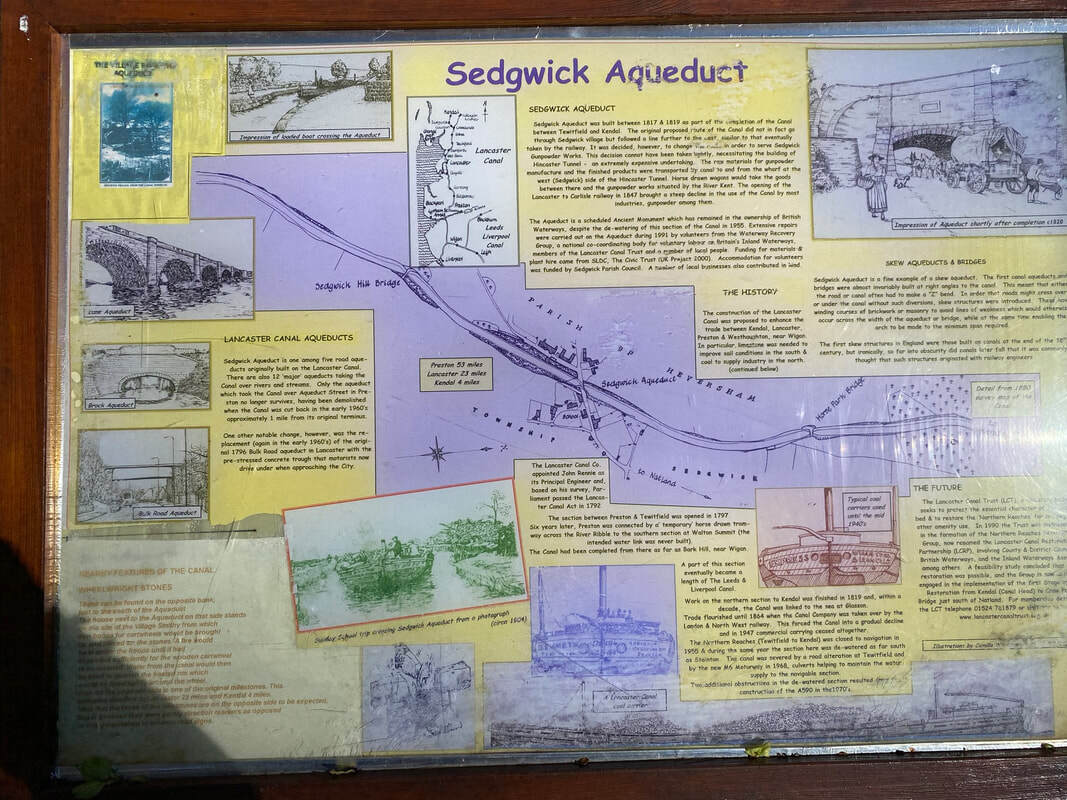 Sedgwick Aqueduct Information Board