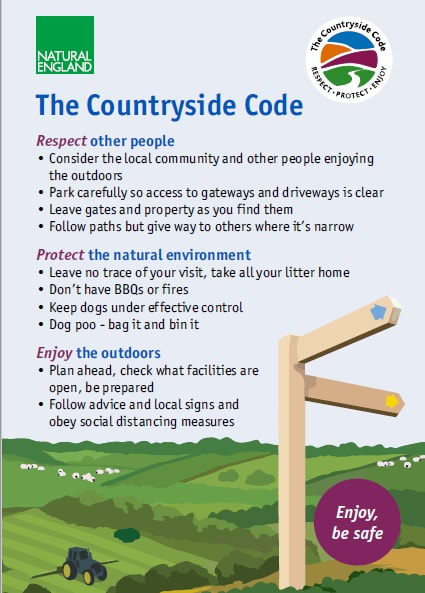 The Countryside Code poster 