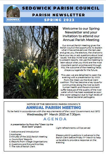 Parish Newsletter spring 2023 