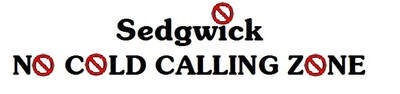 An image of the Sedgwick No Cold Calling logo
