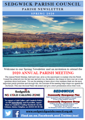 Parish Newsletter Spring 2020