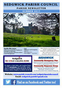 Sedgwick Village Parish Newsletter summer 2017